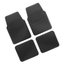 ΠΑΤΑΚΙΑ ΛΑΣΤΙΧΟ PROTECTOR ΜΑΥΡΑ 44x63cm+44x31cm 4ΤΕΜ. Διεθνή Πατάκια Λάστιχο