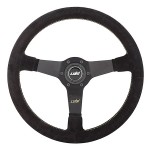 ΤΙΜΟΝΙ MIRAGE ΤΡΙΑΚΤΙΝΟ 350mm ΒΑΘΟΣ 75mm ΣΟΥΕΤ ΜΑΥΡΟ LUISI Τιμόνια