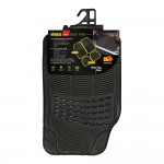 ΠΑΤΑΚΙΑ ΛΑΣΤΙΧΟ 42Χ67+42Χ37,5 cm MIRAGE COMPACT GRAN PREE ΜΑΥΡΟ 4ΤΕΜ. Διεθνή Πατάκια Λάστιχο