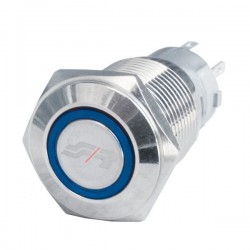 ΔΙΑΚΟΠΤΗΣ BABY GO 12V 3A ΜΕ ΚΟΥΜΠΙ ΚΑΙ ΜΠΛΕ ΦΩΣ Διακόπτες Ρελέ