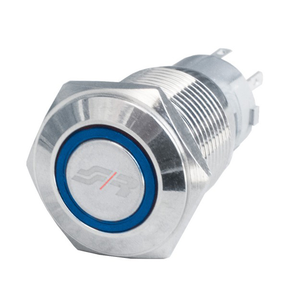 ΔΙΑΚΟΠΤΗΣ BABY GO 12V 3A ΜΕ ΚΟΥΜΠΙ ΚΑΙ ΜΠΛΕ ΦΩΣ Διακόπτες Ρελέ