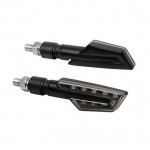 ΦΛΑΣ ΜΟΤΟ CICLON ΜΑΥΡΑ 12V SMD LED 91x25mm LED Φλας