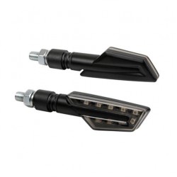 ΦΛΑΣ ΜΟΤΟ CICLON ΜΑΥΡΑ 12V SMD LED 91x25mm LED Φλας