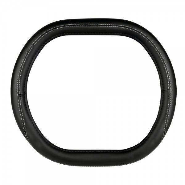 PEUGEOT 2019+ ΚΑΛΥΜΜΑ ΤΙΜΟΝΙΟΥ CLUB SPORT ΜΑΥΡΟ (ΚΟΦΤΟ ΠΑΝΩ-ΚΑΤΩ) Διαμετρος 33-35 cm