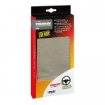 ΡΑΦΤΟ ΚΑΛΥΜΜΑ ΤΙΜΟΝΙΟΥ ΔΙΑΤΡΗΤΟ ΔΕΡΜΑΤΙΝΟ PREMIUM PERFORATED ΜΠΕΖ ΜΕ ΜΠΕΖ ΡΑΦΗ Ραφτά καλύμματα τιμονιού