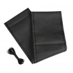 ΡΑΦΤΟ ΚΑΛΥΜΜΑ ΤΙΜΟΝΙΟΥ ΜΕ ΕΝΑΛΛΑΞ ΣΧΕΔΙΟ  ΔΕΡΜΑΤΙΝΟ SPORT ΜΑΥΡΟ ΜΕ ΜΑΥΡΗ ΡΑΦΗ Ραφτά καλύμματα τιμονιού