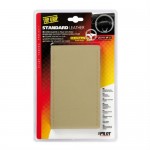 ΡΑΦΤΟ ΚΑΛΥΜΜΑ ΤΙΜΟΝΙΟΥ  ΔΕΡΜΑΤΙΝΟ STANDARD ΜΠΕΖ ΜΕ ΜΠΕΖ ΡΑΦΗ Ραφτά καλύμματα τιμονιού