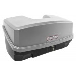 Μπαγκαζιέρα Κοτσαδόρου Nekkar Silver 300 σε ασημί με μαύρο χρώμα και ματ ανάγλυφη υφή για βάση ποδηλάτου κοτσαδόρου Race 3/4 Menabo - 1 τεμ. Μπαγκαζιέρες Κοτσαδόρου