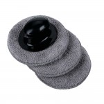 ΛΑΒΗ ΧΕΙΡΟΣ ΓΥΑΛΙΣΜΑΤΟΣ ΜΕ 3 ΣΦΟΥΓΓΑΡΙΑ ΜΙΚΡΟΙΝΩΝ (MICROFIBRE) ΣΤΡΟΓΓΥΛΑ Φ 100mm LAMPA - 3 ΤΕΜ Σφουγγάρια