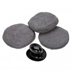 ΛΑΒΗ ΧΕΙΡΟΣ ΓΥΑΛΙΣΜΑΤΟΣ ΜΕ 3 ΣΦΟΥΓΓΑΡΙΑ ΜΙΚΡΟΙΝΩΝ (MICROFIBRE) ΣΤΡΟΓΓΥΛΑ Φ 100mm LAMPA - 3 ΤΕΜ Σφουγγάρια