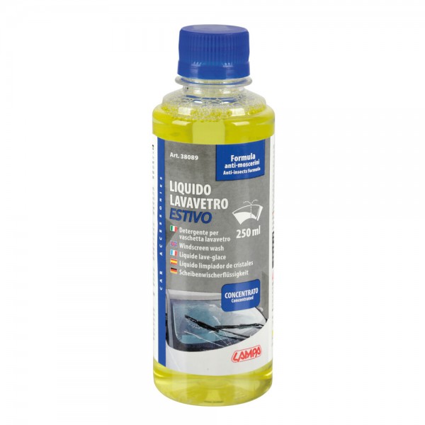 ΥΓΡΟ ΥΑΛΟΚΑΘΑΡΙΣΤΗΡΩΝ ΣΥΜΠΥΚΝΩΜΕΝΟ ΜΕ ΙΔΙΟΤΗΤΕΣ ΚΑΘΑΡΙΣΜΟΥ ΑΠΟ ΕΝΤΟΜΑ/ΠΕΡΙΤΤΩΜΑΤΑ ΠΟΥΛΙΩΝ 250ml Υγρά υαλοκαθαριστήρων