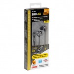 ΑΚΟΥΣΤΙΚΑ ΜΕ ΜΙΚΡΟΦΩΝΟ SNUG ΑΛΟΥΜΙΝΙΟΥ EXTRA BASS 120cm GOLD LINE Ακουστικά και Ηχεία