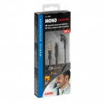 ΑΚΟΥΣΤΙΚΑ ΜΕ  ΜΟΝΟ ΜΙΚΡΟΦΩΝΟ MONO ΑΛΟΥΜΙΝΙΟΥ 120cm BLUE LINE Ακουστικά και Ηχεία