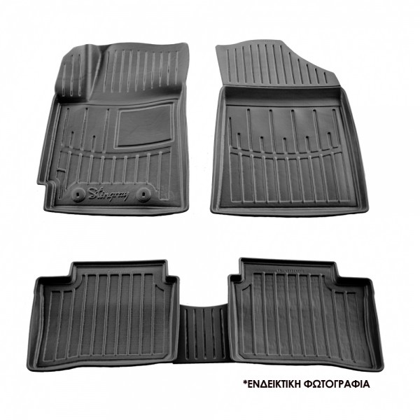 ΠΑΤΑΚΙA ΛΑΣΤΙΧΟ ΣΕ ΣΚΑΦΗ ME KOYMΠΩΜΑΤΑ ΓΙΑ SKODA SUPERB IV 5D 2023+ RACE AXION - 4 Τεμ. Skoda