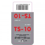 ΑΚΡΟ ΕΞΑΤΜΙΣΗΣ TS-10 45-55mm - ΤΕΤΡΑΓΩΝΟ Μπούκες Εξάτμισης