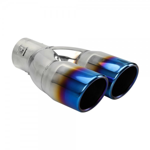 ΑΚΡΟ (ΜΠΟΥΚΑ) ΕΞΑΤΜΙΣΗΣ ΔΙΠΛΗ ΤΙΤΑΝΙΟΥ ΣΤΡΟΓΓΥΛΗ TS-73 37>60mm (ΜΗΚΟΣ: 228mm / ΦΑΡΔΟΣ: 163mm) LAMPA - 1 TEM. Μπούκες Εξάτμισης