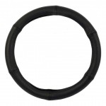 ΡΑΦΤΟ ΚΑΛΥΜΜΑ ΤΙΜΟΝΙΟΥ STANDARD 39-41 cm (ΜΑΥΡΟ/ΜΑΥΡΕΣ ΡΑΦΕΣ/ΔΕΡΜΑΤΙΝΗ) Ραφτά καλύμματα τιμονιού