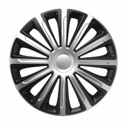 ΤΑΣΙ 13" HUBCAP TREND SILVER BLACK - ΣΕΤ 4ΤΕΜ ΣΕ ΚΟΥΤΙ ΑΜΙΟ - 4 ΤΕΜ. ΤΑΣΙΑ 13 ΙΝΤΣΕΣ