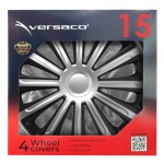 ΤΑΣΙ 15" HUBCAP TREND SILVER BLACK - - AMIO ΣΕΤ 4ΤΕΜ ΣΕ KOYTI ΤΑΣΙΑ 15 ΙΝΤΣΕΣ