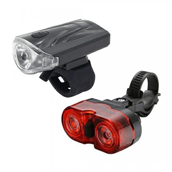 ΣΕΤ ΦΩΤΑ ΠΟΔΗΛΑΤΟΥ ΕΜΠΡΟΣΘΙΟ 1xLED 3 ΛΕΙΤΟΥΡΓΙΕΣ - ΟΠΙΣΘΙΟ 2xLED 4 ΛΕΙΤΟΥΡΓΙΕΣ ΜΠΑΤΑΡΙΑΣ CAR COMMERCE - 1 ΤΕΜ. Φώτα