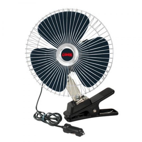 ΑΝΕΜΙΣΤΗΡΑΣ CHROME FAN 12V 16W (ΜΕ ΦΙΣ ΑΝΑΠΤΗΡΑ ΚΑΙ ΜΑΝΤΑΛΑΚΙ - Φ  20 cm) Ανεμιστήρες Αυτοκινήτου Θερμαντικά