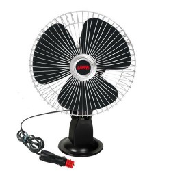 ΑΝΕΜΙΣΤΗΡΑΣ CHROME FAN 12V/16W (ΜΕ ΦΙΣ ΑΝΑΠΤΗΡΑ ΚΑΙ ΒΕΝΤΟΥΖΑ - Φ 20 cm) Ανεμιστήρες Αυτοκινήτου Θερμαντικά