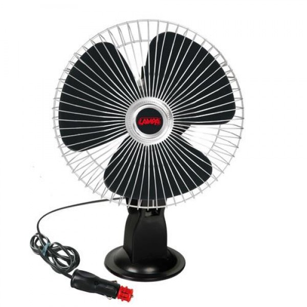 ΑΝΕΜΙΣΤΗΡΑΣ CHROME FAN 12V/16W (ΜΕ ΦΙΣ ΑΝΑΠΤΗΡΑ ΚΑΙ ΒΕΝΤΟΥΖΑ - Φ 20 cm) Ανεμιστήρες Αυτοκινήτου Θερμαντικά