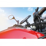 Βάση Στήριξης Κινητού Belt της σειράς Optiline για Τιμόνι Μηχανής ή Ποδηλάτου με διάμετρο από 15 mm έως 40 mm, ρυθμιζόμενο ιμάντα δέσης (λουρί) με πεταλούδα και σύστημα Duolock, συμβατή με Θήκες ή Αντάπτορες Κινητού Optiline Ποδήλατο