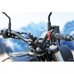 Βάση Στήριξης Κινητού Belt της σειράς Optiline για Τιμόνι Μηχανής ή Ποδηλάτου με διάμετρο από 15 mm έως 40 mm, ρυθμιζόμενο ιμάντα δέσης (λουρί) με πεταλούδα και σύστημα Duolock, συμβατή με Θήκες ή Αντάπτορες Κινητού Optiline Ποδήλατο