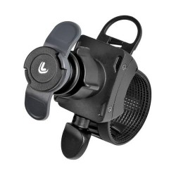 Βάση Στήριξης Κινητού Belt της σειράς Optiline για Τιμόνι Μηχανής ή Ποδηλάτου με διάμετρο από 15 mm έως 40 mm, ρυθμιζόμενο ιμάντα δέσης (λουρί) με πεταλούδα και σύστημα Duolock, συμβατή με Θήκες ή Αντάπτορες Κινητού Optiline Ποδήλατο