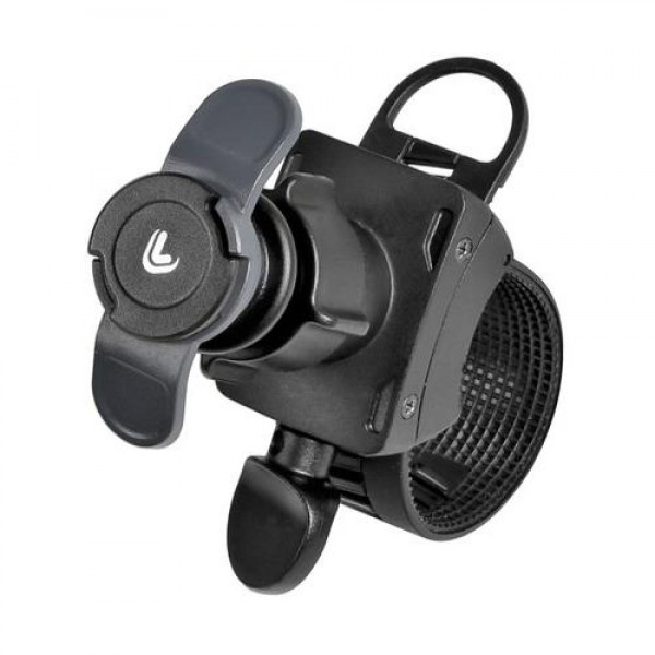 Βάση Στήριξης Κινητού Belt της σειράς Optiline για Τιμόνι Μηχανής ή Ποδηλάτου με διάμετρο από 15 mm έως 40 mm, ρυθμιζόμενο ιμάντα δέσης (λουρί) με πεταλούδα και σύστημα Duolock, συμβατή με Θήκες ή Αντάπτορες Κινητού Optiline Ποδήλατο