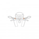 Βάση Στήριξης Κινητού Arm της σειράς Optiline για τις Βάσεις των Καθρεπτών Μηχανής με διάμετρο 10 mm, εύκαμπτο βραχίονα και σύστημα Duolock, συμβατή με Θήκες ή Αντάπτορες Κινητού Optiline Μηχανή