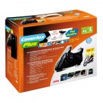 ΚΟΥΚΟΥΛΑ ΜΗΧΑΝΗΣ ΜΕ ΖΕΛΑΤΙΝΗ (ΑΝΕΜΟΘΡΑΥΣΤΗ) ΚΑΙ ΜΠΑΓΚΑΖΙΕΡΑ COVERLUX PLUS (L) 229 Χ 99 Χ 138 cm Κουκούλες Μηχανής