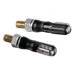 ΦΛΑΣ ΜΟΤΟ NANO LED 12V 35x18mm ΜΑΥΡΑ 2 ΤΕΜ. LED Φλας