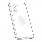 Αυτοκόλλητος Αντάπτορας Κινητού της σειράς Optiline Universal Εφαρμογής σε Διάφανο Χρώμα με διαστάσεις 39 x 46,5 mm, συμβατός με Βάσεις Στήριξης Κινητού Optiline για Μηχανή με σύστημα Duolock Θήκες και Αντάπτορες Κινητού και Action Camera