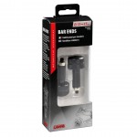 ΑΝΤΙΒΑΡΑ ΤΙΜΟΝΙΟΥ MOTO SU-3 ΜΕ ΕΣΩΤΕΡΙΚΗ ΔΙΑΜΕΤΡΟ 13-17 mm (ΜΑΥΡΟ ΑΛΟΥΜΙΝΙΟ ΜΕ ΣΑΓΡΕ ΥΦΗ) - 2 ΤΕΜ. Αντίβαρα Τιμονιού