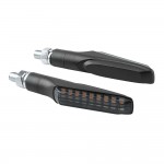 ΦΛΑΣ MOTO ΠΙΣΩ 12V SMD LED ΜΑΥΡΟ 3 ΧΡΗΣΕΩΝ (ΘΕΣΕΩΣ /ΦΛΑΣ/ΣΤΟΠ) 91x15mm  LAMPA  - 2 TEM. LED Φλας