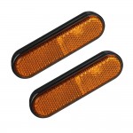 ΑΝΑΚΛΑΣΤΙΚΑ ΟΒΑΛ ΑΥΤΟΚΟΛΛΗΤΑ ΠΟΡΤΟΚΑΛΙ 100x28mm LAMPA - 2 ΤΕΜ. Ανακλαστήρες