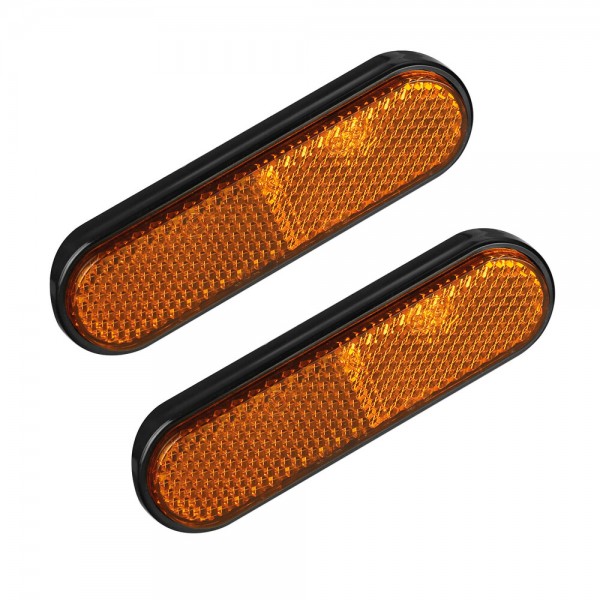 ΑΝΑΚΛΑΣΤΙΚΑ ΟΒΑΛ ΑΥΤΟΚΟΛΛΗΤΑ ΠΟΡΤΟΚΑΛΙ 100x28mm LAMPA - 2 ΤΕΜ. Ανακλαστήρες