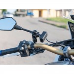 Αδιάβροχος Φορτιστής Κινητού Trek X 12/24V 48W της σειράς Optiline με 2 θύρες USB Type A και USB Type C, Καλώδιο 180 cm, Βύσμα SAE και Ακροδέκτες, Ασφάλεια, Αδιαβροχοποίηση IPX6, συμβατό με Βάσεις Στήριξης, Θήκες ή Αντάπτορες Κινητού Optiline Φορτιστές 12