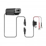 Αδιάβροχος Φορτιστής Κινητού Trek X 12/24V 48W της σειράς Optiline με 2 θύρες USB Type A και USB Type C, Καλώδιο 180 cm, Βύσμα SAE και Ακροδέκτες, Ασφάλεια, Αδιαβροχοποίηση IPX6, συμβατό με Βάσεις Στήριξης, Θήκες ή Αντάπτορες Κινητού Optiline Φορτιστές 12