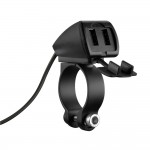 Αδιάβροχος Φορτιστής Κινητού Trek 12/24V 30W 5400mA της σειράς Optiline με 2 θύρες USB Type A, Καλώδιο 150 cm, Ακροδέκτες, Ασφάλεια Smart Chip, Αδιαβροχοποίηση IP66, συμβατό με Βάσεις Στήριξης, Θήκες ή Αντάπτορες Κινητού Optiline Φορτιστές 12/24 V