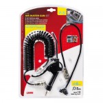 ΠΙΣΤΟΛΙ ΑΕΡΑ ΜΕ ΣΠΙΡΑΛ P-5 6mm 5m 10bar kg/cm2  ME ΣΥΝΔΕΣΜΟΣ ΑΕΡΑ T 6mm ΤΑΧΕΙΑΣ ΕΛΕΥΘΕΡΩΣΗΣ Εργαλεία Πίεσης Αέρα