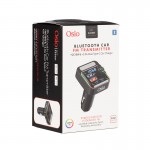 FM TRANSMITTER ΑΝΑΠΤΗΡΑ 12V ΜΕ BLUETOOTH OFT-4260BT ΦΟΡΤΙΣΤΗ USB TYPE-A + USB TYPE-C OSIO ΗΧΟΣ ΦΩΝΗ