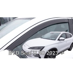 ΑΝΕΜΟΘΡΑΥΣΤΕΣ ΓΙΑ BYD SEAL U 5D 2023+ ΣΕΤ ΑΥΤΟΚΙΝΗΤΟΥ ΑΠΟ ΕΥΚΑΜΠΤΟ ΦΙΜΕ ΠΛΑΣΤΙΚΟ HEKO - 4 ΤΕΜ. ΑΝΕΜΟΘΡΑΥΣΤΕΣ