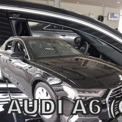 ΑΝΕΜΟΘΡΑΥΣΤΕΣ ΓΙΑ AUDI A6 C8 4D / AUDI A6 C8 5D AVANT 2018-2021 ΖΕΥΓΑΡΙ ΑΠΟ ΕΥΚΑΜΠΤΟ ΦΙΜΕ ΠΛΑΣΤΙΚΟ HEKO - 2 ΤΕΜ. ΑΝΕΜΟΘΡΑΥΣΤΕΣ