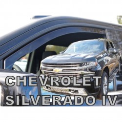 ΑΝΕΜΟΘΡΑΥΣΤΕΣ ΓΙΑ CHEVROLET SILVERADO 4D 2019-2021 ΖΕΥΓΑΡΙ ΑΠΟ ΕΥΚΑΜΠΤΟ ΦΙΜΕ ΠΛΑΣΤΙΚΟ HEKO - 2 ΤΕΜ. ΑΝΕΜΟΘΡΑΥΣΤΕΣ