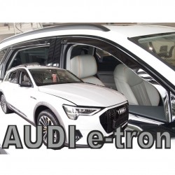 ΑΝΕΜΟΘΡΑΥΣΤΕΣ ΓΙΑ AUDI E-TRON 5D 2018+ ΣΕΤ ΑΥΤΟΚΙΝΗΤΟΥ ΑΠΟ ΕΥΚΑΜΠΤΟ ΦΙΜΕ ΠΛΑΣΤΙΚΟ HEKO - 4 ΤΕΜ. ΑΝΕΜΟΘΡΑΥΣΤΕΣ