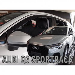 ΑΝΕΜΟΘΡΑΥΣΤΕΣ ΓΙΑ AUDI Q3 5D SPORTBACK 2020+ ΣΕΤ ΑΥΤΟΚΙΝΗΤΟΥ ΑΠΟ ΕΥΚΑΜΠΤΟ ΦΙΜΕ ΠΛΑΣΤΙΚΟ HEKO - 4 ΤΕΜ. ΑΝΕΜΟΘΡΑΥΣΤΕΣ