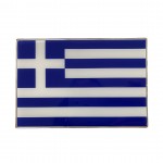 GREECE ΑΥΤΟΚΟΛΛΗΤΗ ΕΛΛΗΝΙΚΗ ΣΗΜΑΙΑ 13,8 X 9,4 cm ΜΠΛΕ/ΛΕΥΚΟ/ΧΡΩΜΙΟ ΜΕ ΕΠΙΚΑΛΥΨΗ ΕΠΟΞΕΙΔΙΚΗΣ ΡΥΤΙΝΗΣ (ΥΓΡΟ ΓΥΑΛΙ) - 1 ΤΕΜ. Σήματα 3D